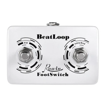 

Rowin Dual Footswitch Foot Switch Pedal for Rowin BEAT LOOP Recording Effect Pedal with 6.35mm Cable