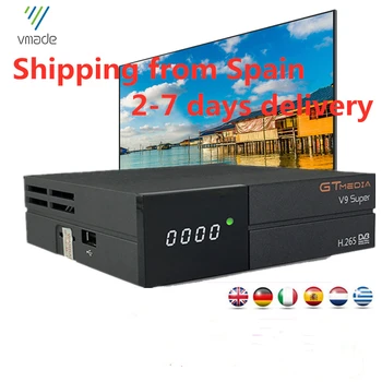 

Europen Gtmedia V9 Super Satellite Receiver HD H.265 Built in WiFi TV BOX support Youtube, Set top Boxes