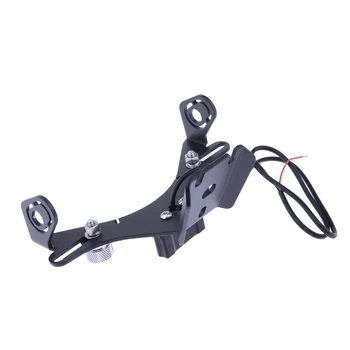 

Fender Eliminator License Plate Holder Bracket Compatible for Motorbikes Dirt Bike ATV (Black)