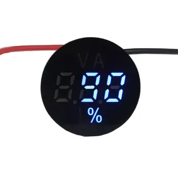 

Digital Voltage Battery Power Indicator 2/3 Wires DC 0-150V 12V/24V/60V/96V Electricity Remain battery Tester Lithium Lead-acid