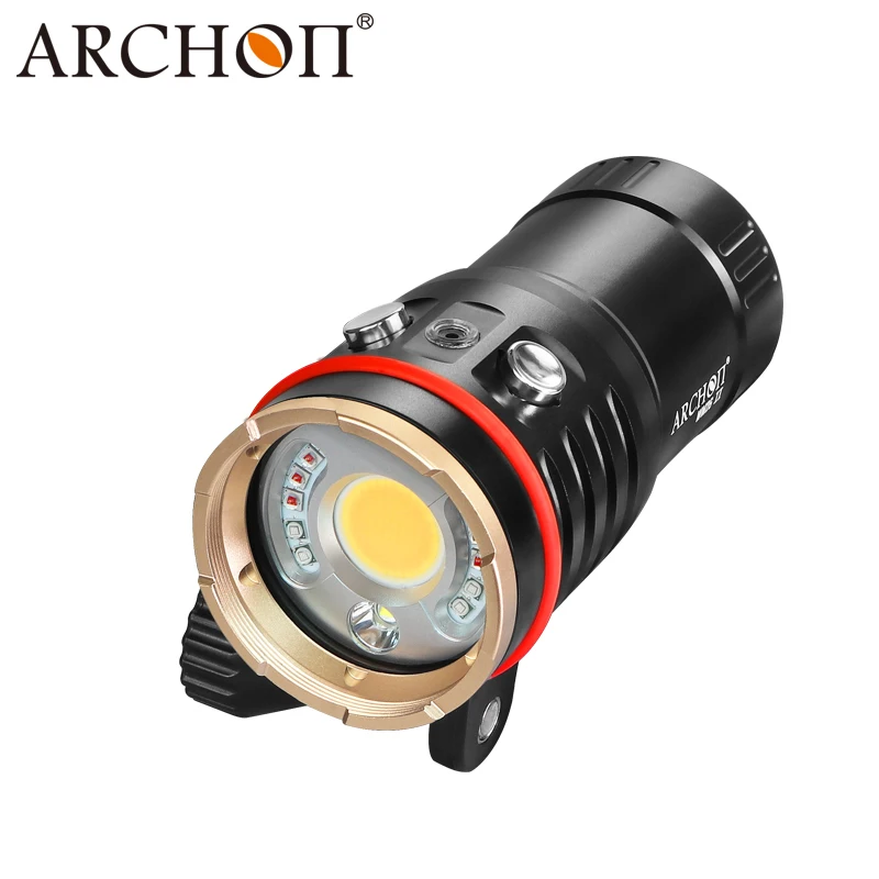 ARCHON DM20 II WM26 II фонарь для дайвинга белый COB max 6000 люмен подводный 100 метр водонепроницаемый погружение видео свет с батареей