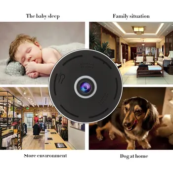 

Cloud Storage 360 Degree Full View Mini Camera Indoor Security WiFi Camera Panoramic Card Integrated 2 Million Smart Camera