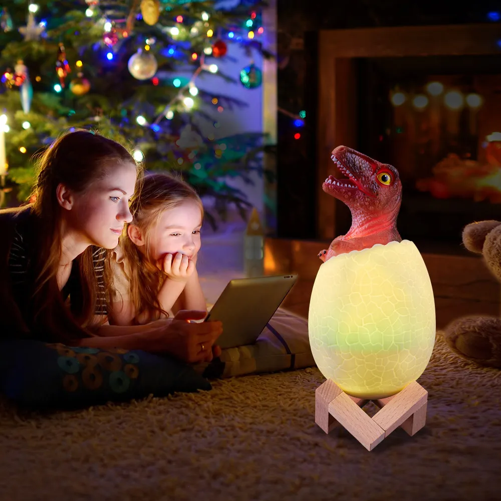 Лидер продаж товаров 3D динозавр подвесной светильник с 3 цвета светодиодный динозавр ночной Светильник и Pat Управление могут поставляться напрямую