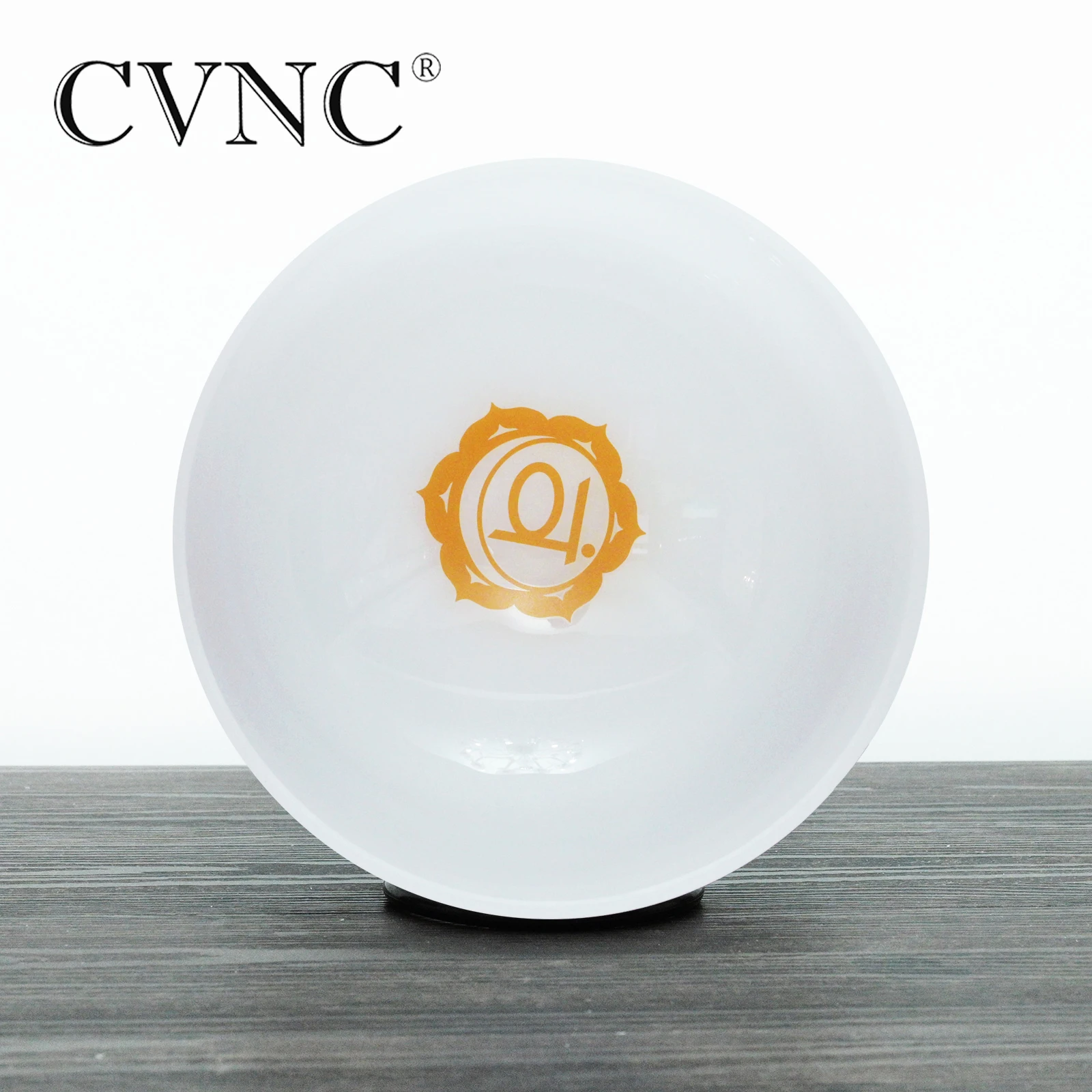 

CVNC 8/10/12" Note D Navel Chakra Frosted Quartz Crystal Singing Bowl