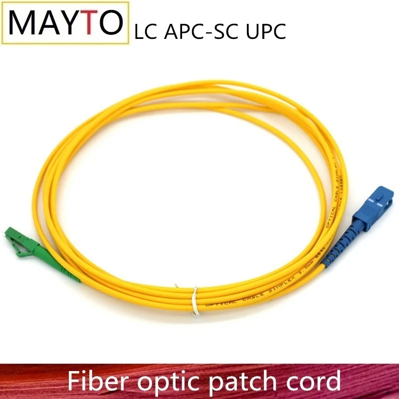 LC/APC to SC/UPC Fiber Optic Patch Cord Cable LC-LC 1m/3m/5m/10m/20m/30m Jumper Single Mode Simplex