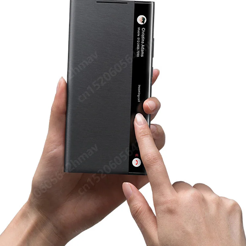 SAMSUNG Original Phone Cover Vertical Mirror Flip