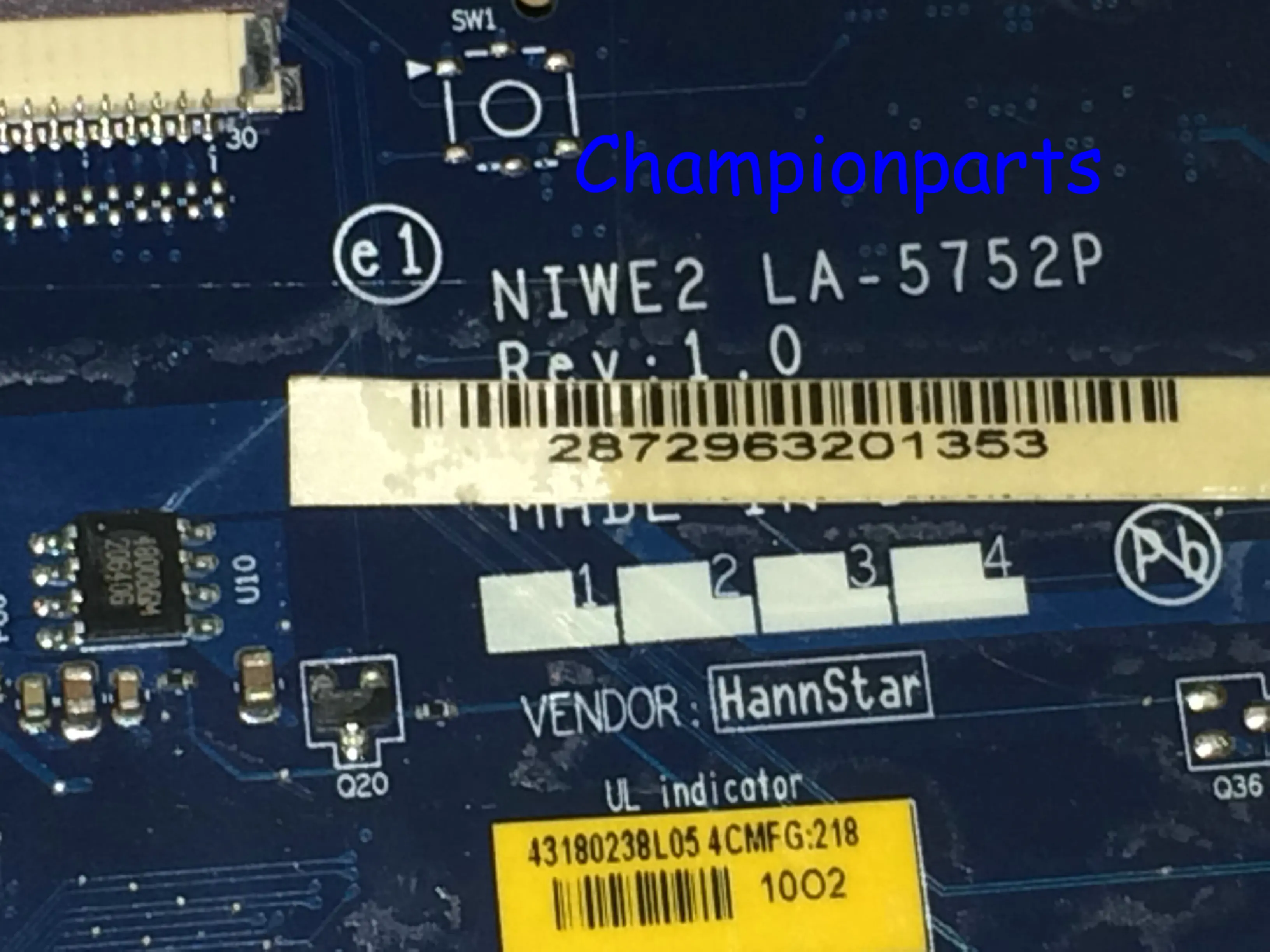 FAST SHIPPING. NIWE2 LA-5752P for Lenovo Ideapad G560 Laptop motherboard NOTEBOOK MAINBOARD. (COMPARE BEFORE ORDER) | Компьютеры и