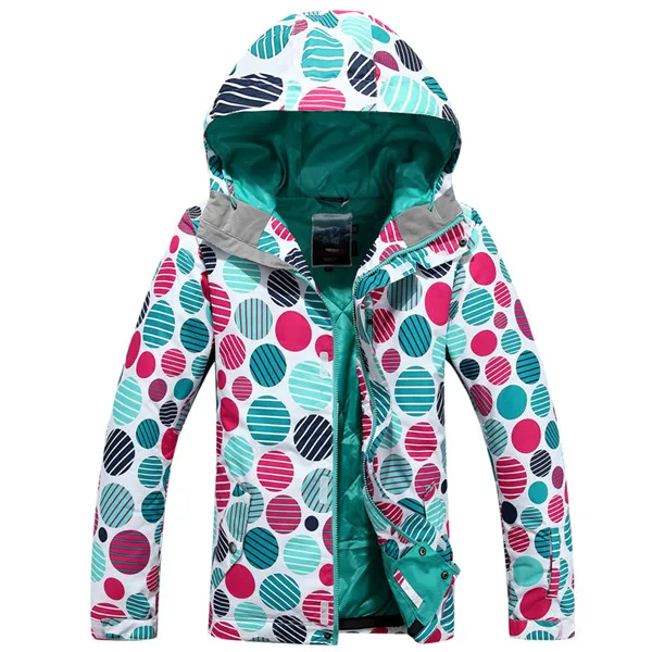 GSOU лыжная куртка для женщин лыжное пальто зимнее теплое водонепроницаемое ветронепроницаемое лыжное пальто для отдыха на природе Женское пальто Одежда для сноуборда - Цвет: 1