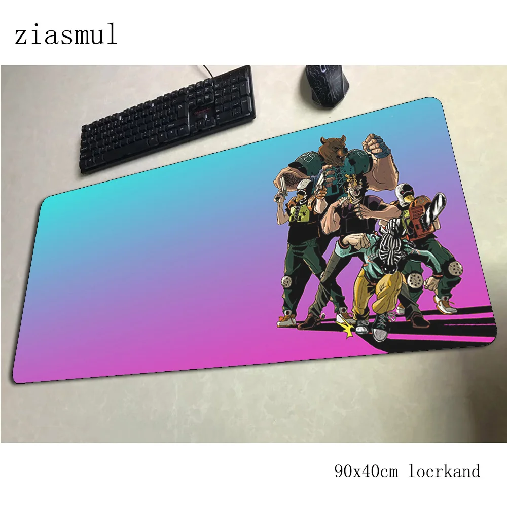 Геймерский коврик для мыши hotline miami padmouse 900x400x 3 мм высокое качество HD с принтом |