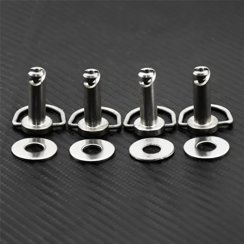 오토바이 패스너 하드 새들백 장착 핀 스터드 볼트, 할리 소프테일 팻 보이 투어링 스트리트 글라이드로드 글라이드로드 킹 3