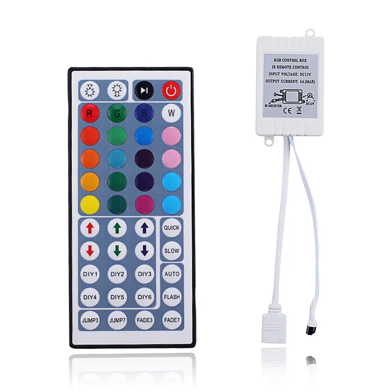 

RGB IR Remote Controller 3key 24key 44key DC12V for SMD 2835 3528 5050 5730 5630 3014 LED Strip Light