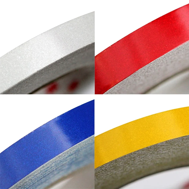 

New Car Reflective Body Self-Adhesive Glow Strip Vinyl Neon Tape Decals Sticker Reflective Tape Film 5M Length 6M Accessories