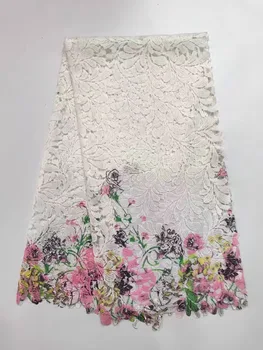 

Latest Lace 2019 African Cord Lace High Quality Multi Color Cord Lace African Guipure Lace Fabric For Wedding Dresses R16861