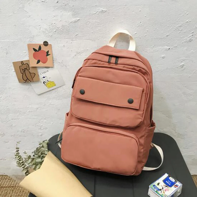 

Girls Schoobag Simple Campus Backpack Laptop Bag Ladies Shoulder Bag School Backpack Women Travel Bag Mochila