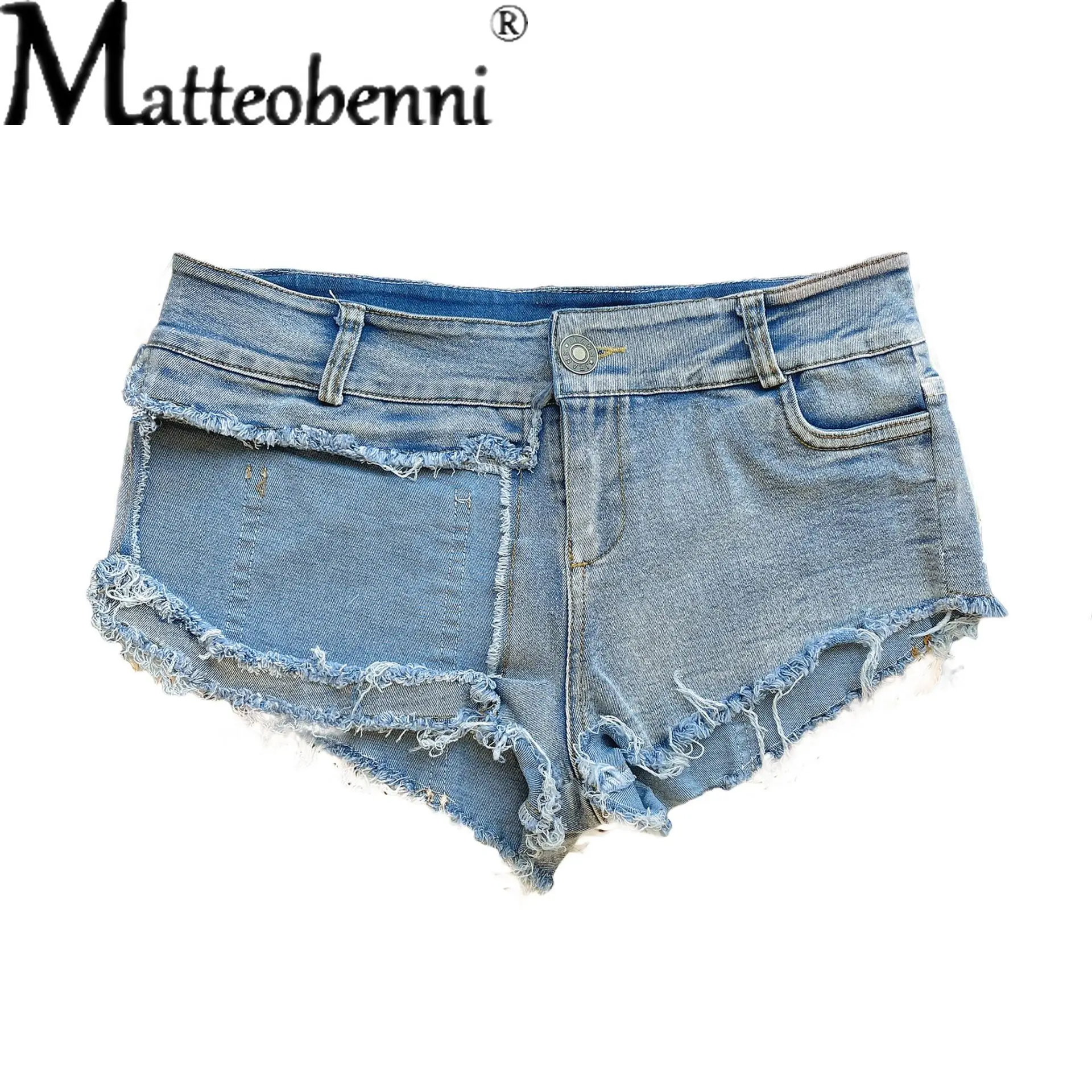 Low Waist Womens Denim Shorts Spring 