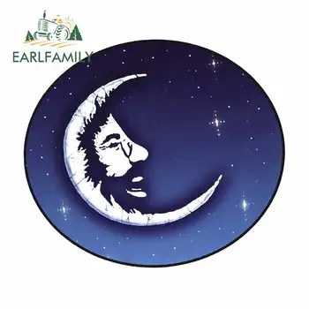

EARLFAMILY 13cm x 11.4cm Decals for Grateful Dead Jerry Garcia Moon Personality Motorcycle Car Stickers Body for Car