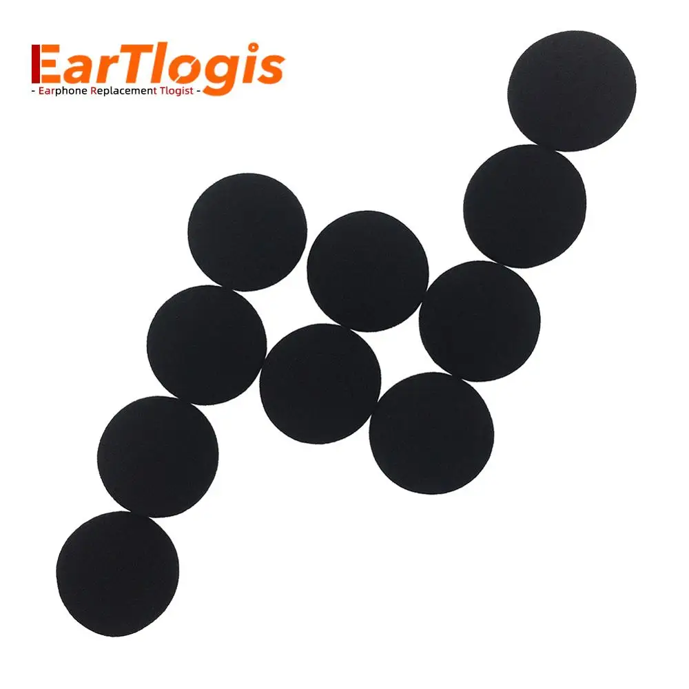 

EarTlogis Sponge Replacement Ear Pads for Philips SHB9100 SHB9100RD SHB 9100 RD Headset Parts Foam Cover Earbud Tip Pillow