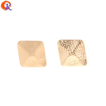

Cordial Design 100Pcs 14*19MM Jewelry Making/Earring Stud/Rhombus Shape/DIY Earring Accessories/Hand Made/Earring Findings