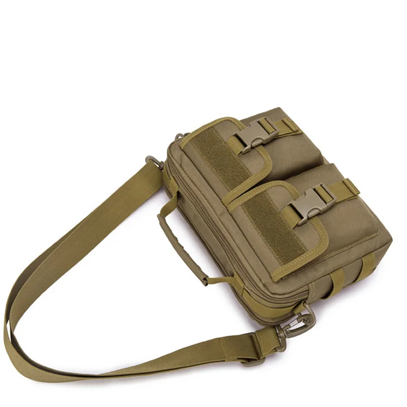 Military Tactical Bag Molle Waterproof Men Chest Shoulder Bag Satchel Commute Army Multifunctional Hunting Camo Portable Handbag