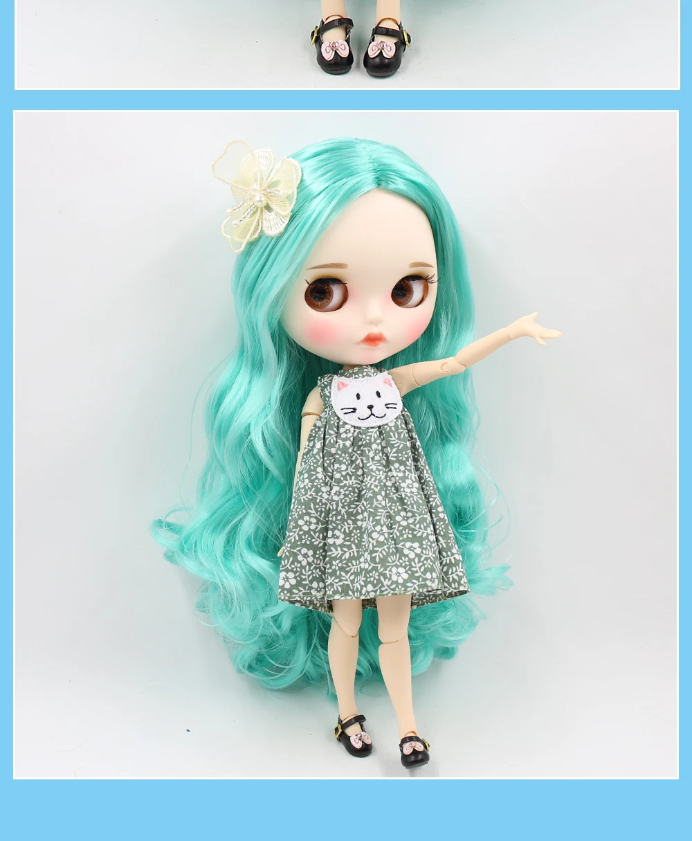 Висок клас  Custom Neo Blythe Кукла с пълно облекло 27 комбинирани опции 6