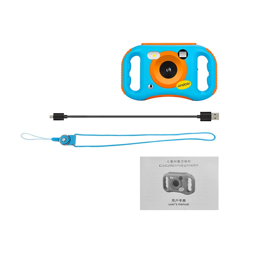 Andoer CDE7 WiFi детская креативная камера 5MP 1080P HD цифровая анти-капля детская камера мини видеокамера