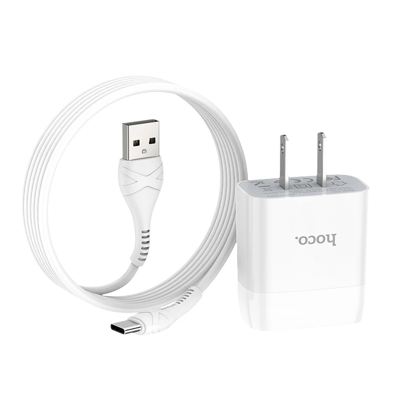 HOCO C73 20 шт./лот 5 в 2.1A USB зарядное устройство для iPhone 11 Xs Max US Plug настенное зарядное устройство адаптер для samsung Xiaomi huawei