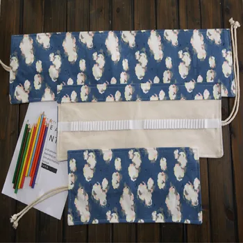 

1PCS Students Painting Student a Cloud Pencil Case Cloud Pen Curtain 36/48/72-Large -Volume Blue Sky And White Pencil Case DC459