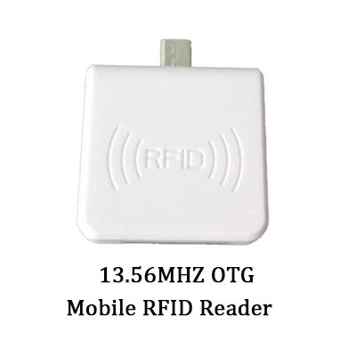 13.56MHZ ISO14443A HF 13,56 MHz samrt IC кардридер для Android мобильного телефона RFID считыватель USB OTG питание Мини ультра-маленький портативный - Цвет: 13.56MHZ