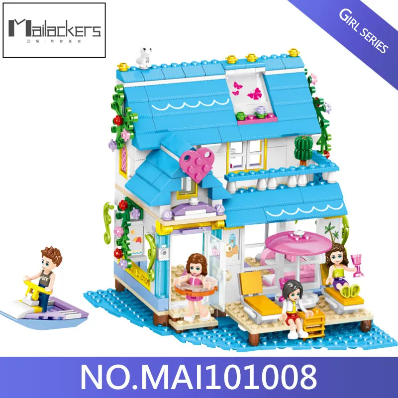 

Friends Princess Holiday Villa Happy Hour DIY Model Building Blocks Series View458+Pcs Best Seller Toys for Children Gift