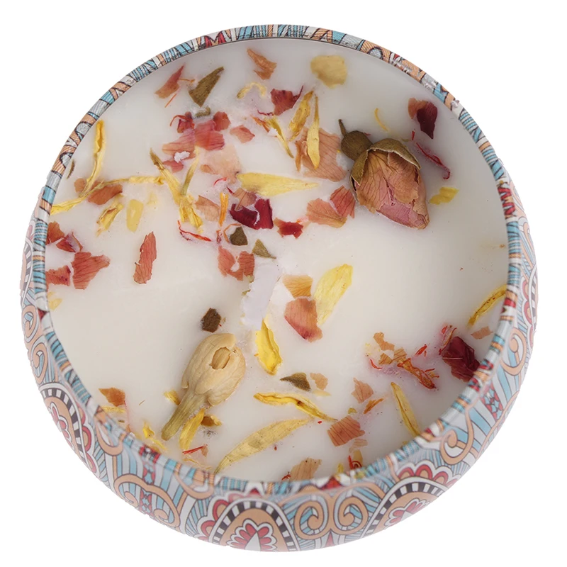

4/8pcs Fragrance Aromatherapy Scented Candle Natural Travel Tin Home Decor