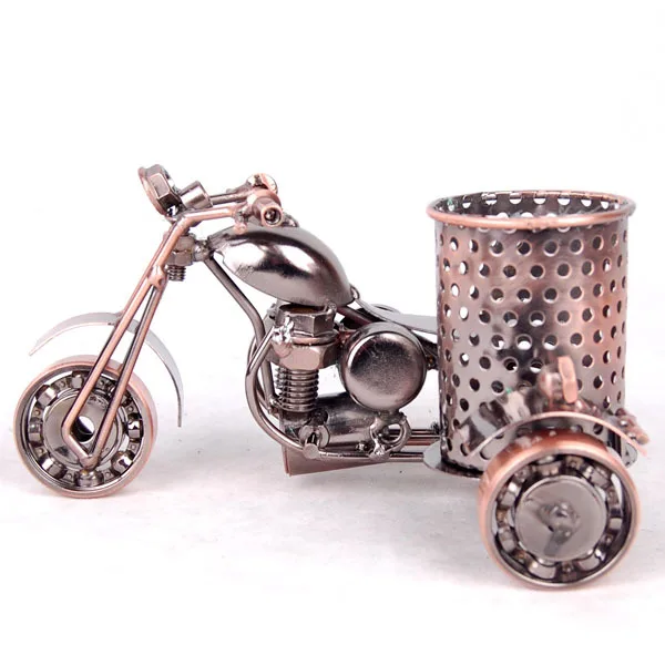 Pen-Holder Motorcycle Model pen holder stationery organizer stationery storage box For Home Office Decoration Desk Organization