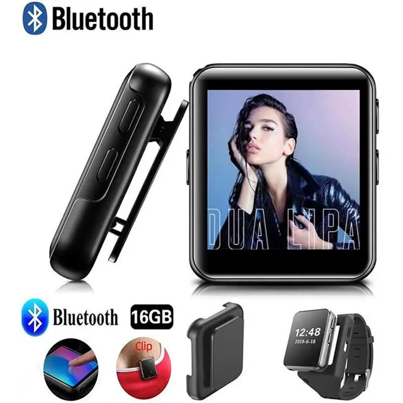 Mp3 Player Benjiek1 Bluetooth Clip Sport Mini Touch Screen Hifi Music