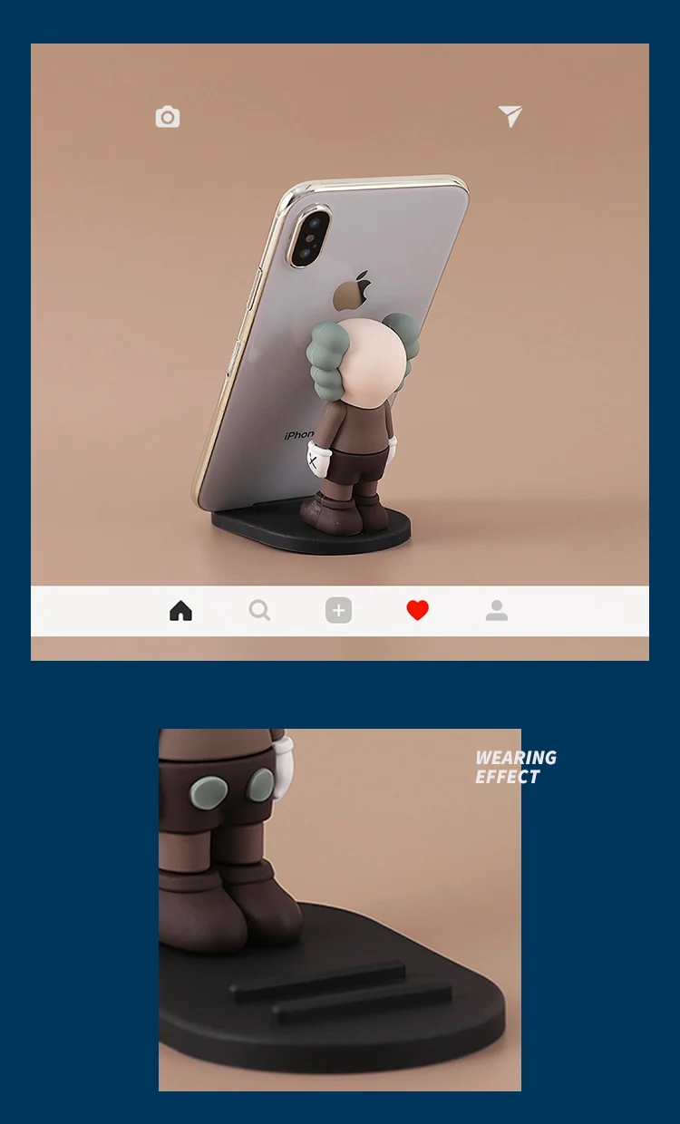 Kawaii Прекрасный держатель для телефона милый мультфильм поддержка подставка для мобильного телефона планшеты Настольный держатель дизайн высокое качество отделки