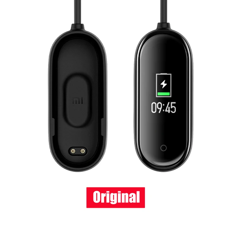 Original charger 20 шт./упак. кабель для Mi Band 4 кабель зарядное usb-устройство кабель для Mi Band 4 зарядное устройство Miband 4 смарт-браслеты - Цвет: Original charger