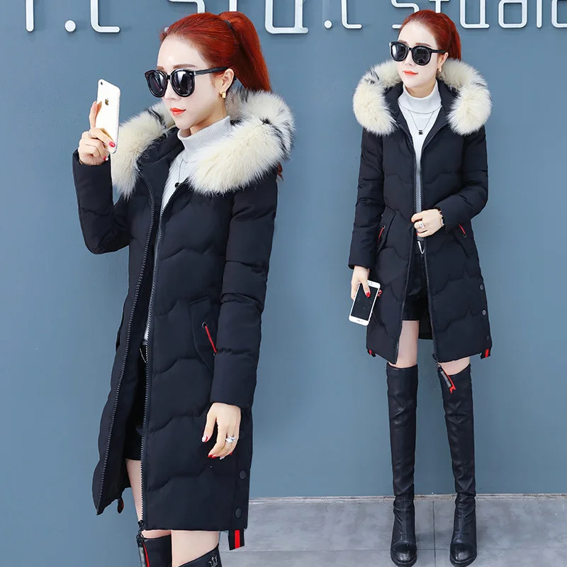 

Winter Coat WOMEN'S Dress 2019 New Style Fashion Autumn And Winter INS Super Fire Versatile Mid-length Network kapok yi down Coa