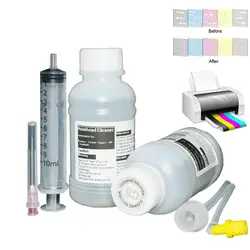 Nettoyeur de tête d'impression pour Epson L355 L210 L220 L120 L200 L100 L310 L365 L800 L805 L850 L1300 L1800 Sublimation de Colorant D'encre 100ml 
