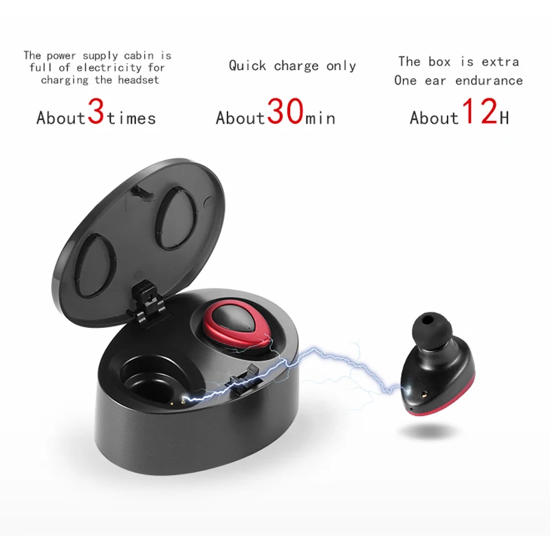 Беспроводные Bluetooth наушники TWS Bluetooth 5,0 гарнитура стерео HIFI Звук спортивные наушники с микрофоном для смартфона