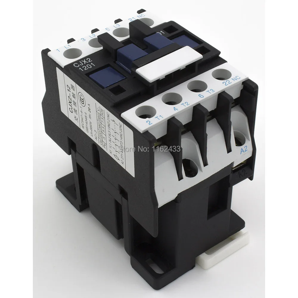 CJX2-1201 12A AC 24V 3P NC пускатель CJX2-12 LC1-D12 серии 24VAC контактор переменного тока |