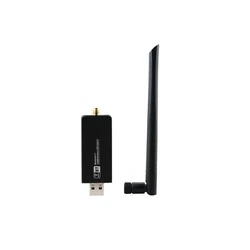 Adaptateur WiFi sans fil compatible Bluetooth Dongle adaptateur réseau USB pour ordinateur de bureau/ordinateur portable/PC et Windows 7/8/8.1/10/XP/Vista 