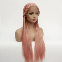 Парики из искусственных волос без шапочки-основы Волнистые черный парик из натуральных волос вечерние парики