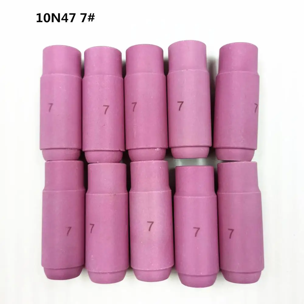 10N47 #7 TIG Nozzle Alumina Shield Cup For WP17 WP18 WP26 TIG