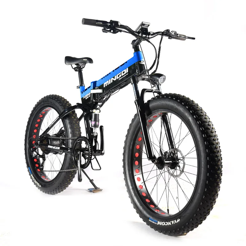 

New 26 inch folding snow electric bike 24speed motor 48V 10Ah 500W e-bike beach booster bicycle off-road E-bike Hydraulic brake