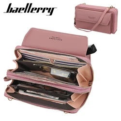 Baellerry Women Wallet Double Zipper Summer Female Shoulder Bag Top Quality Cell Phone Pocket Bags Fashion Crossbody Bags