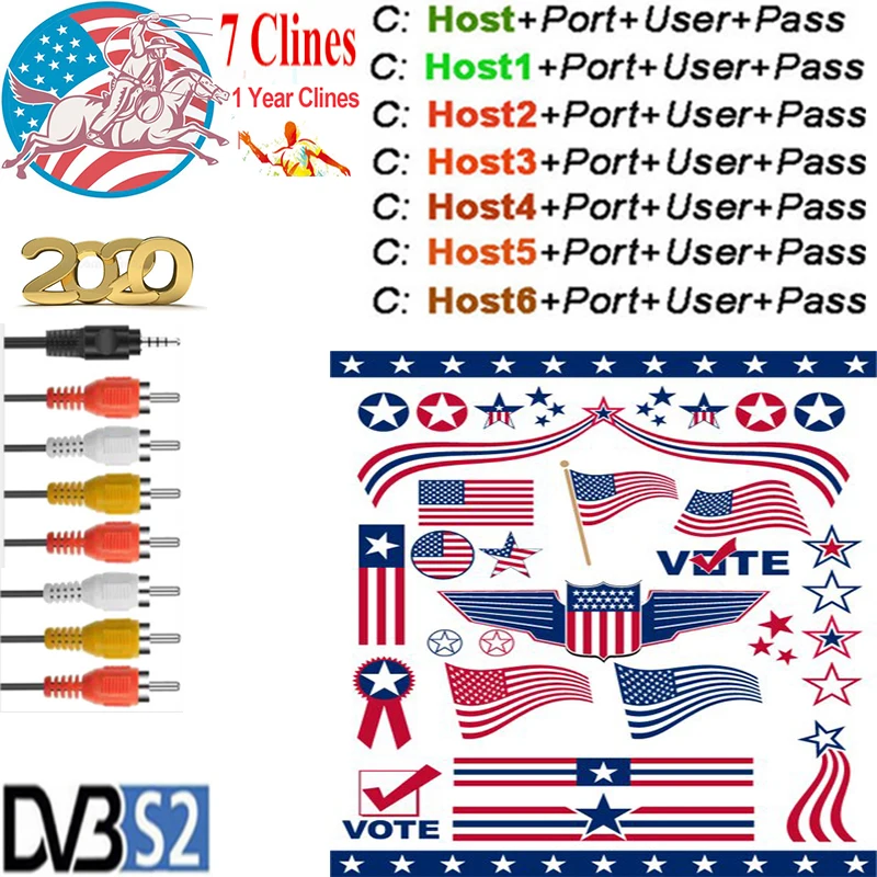 Cccam Europa DVB-S2 1 год США бесплатный тест Европа сервер для Испании/Италии/Португалии/Германии V8 Nova V7 V7s V9HD
