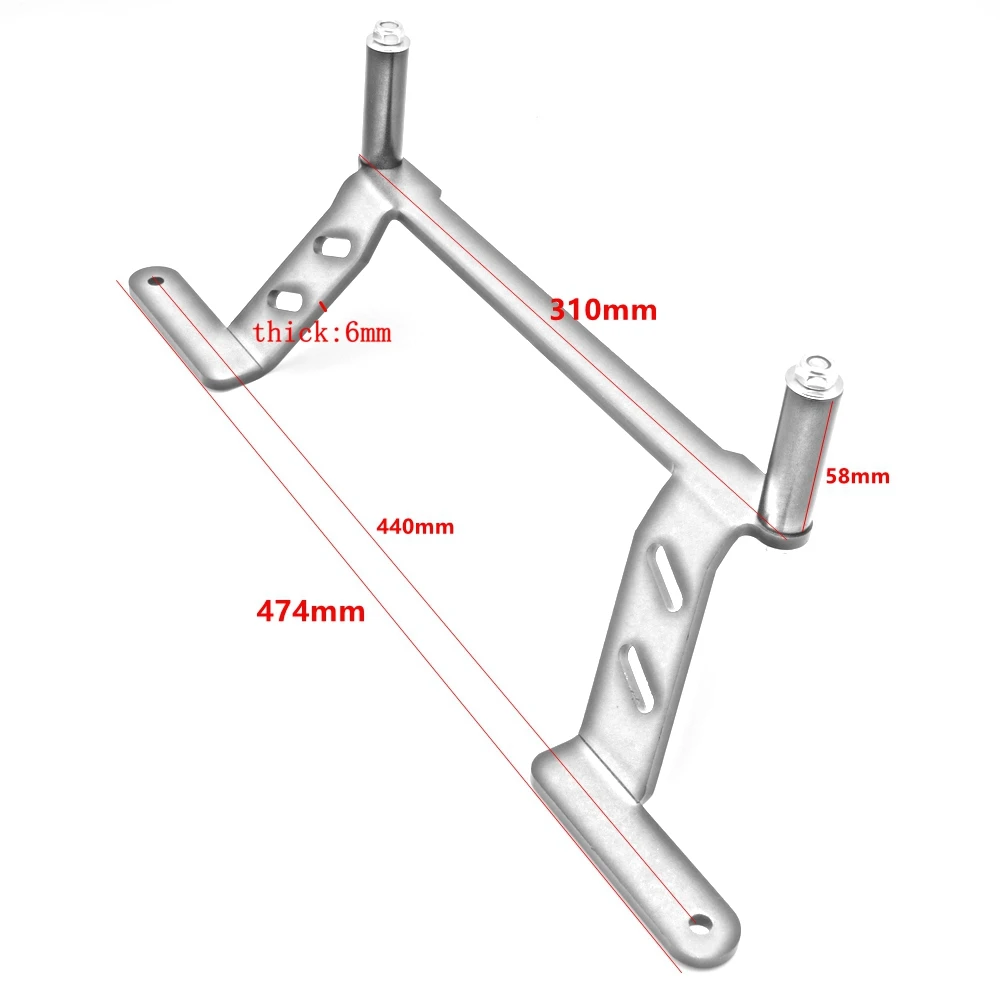 Motorcycle LED Lights Bracket Auxiliary Lights Fog Lights Brackets For BMW R1200GS LC ADV R1250GS Adventure 2014-