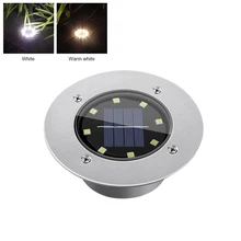 5 Вт 8LED подземный солнечный светильник для газона водонепроницаемый IP55 открытый сад тропинка похороненный светильник Пол подземный двор Палуба Путь Плаза лампа