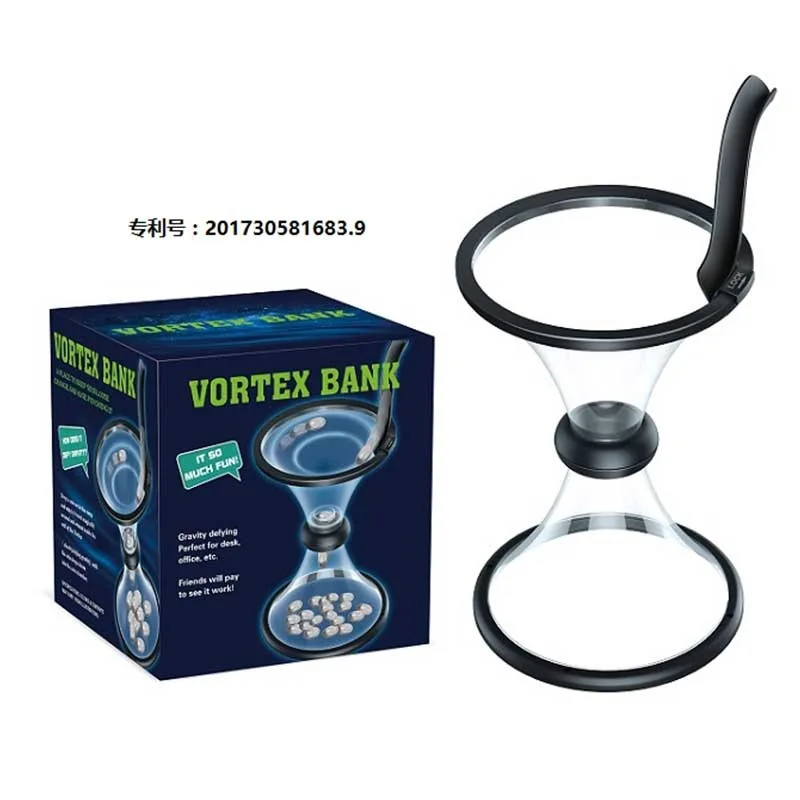 

Rotating Cyclone Coin Bank Coin Vortex Coin Bank Export Creative Cool Coins Savings Bank Gift