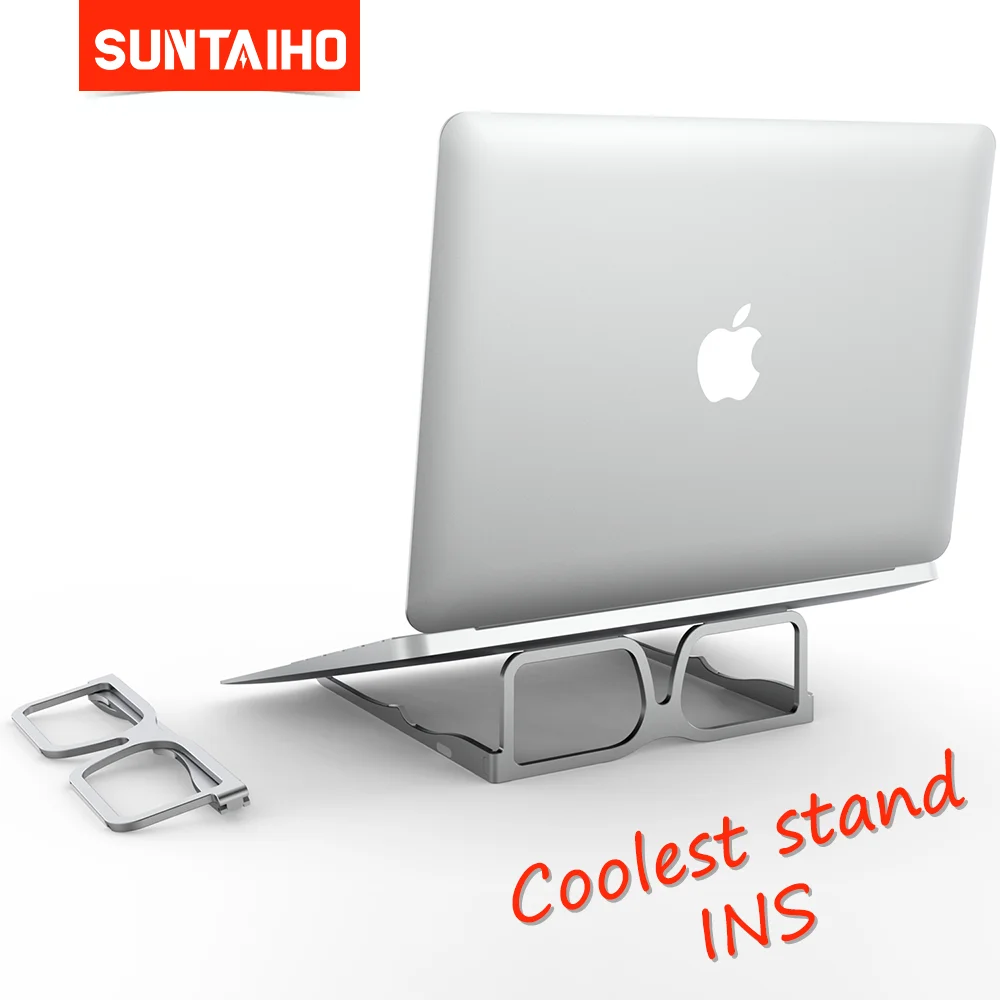Подставка для ноутбука Suntaiho Эргономичный Алюминиевый держатель MacBook Pro Air Xiaomi Huawei