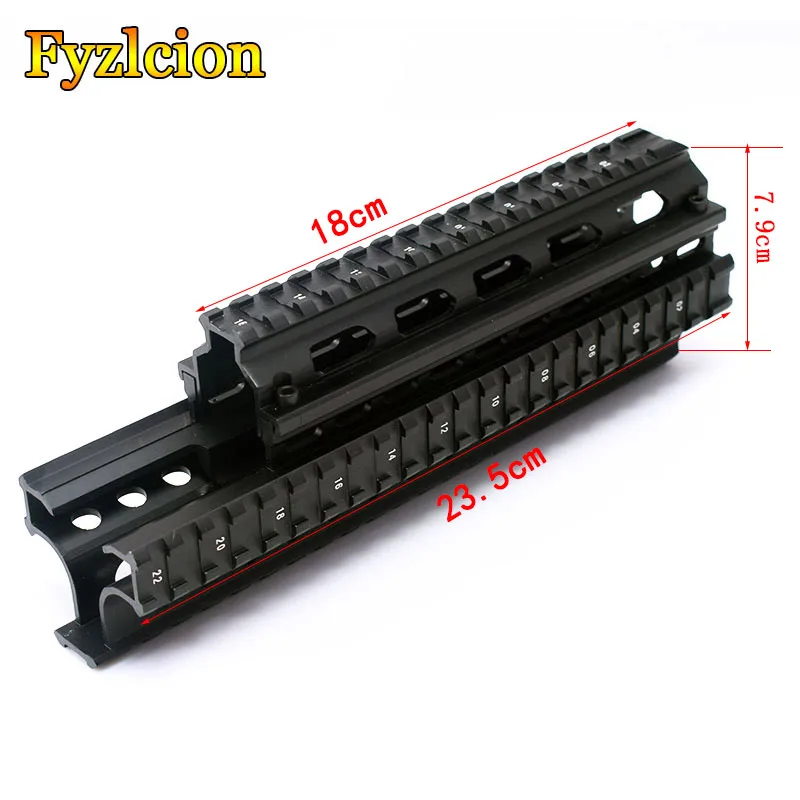 

Hunting Rifle Accessories AKs Saiga 7.62x39 Tactical Quad Rail Scope Mount Handguard