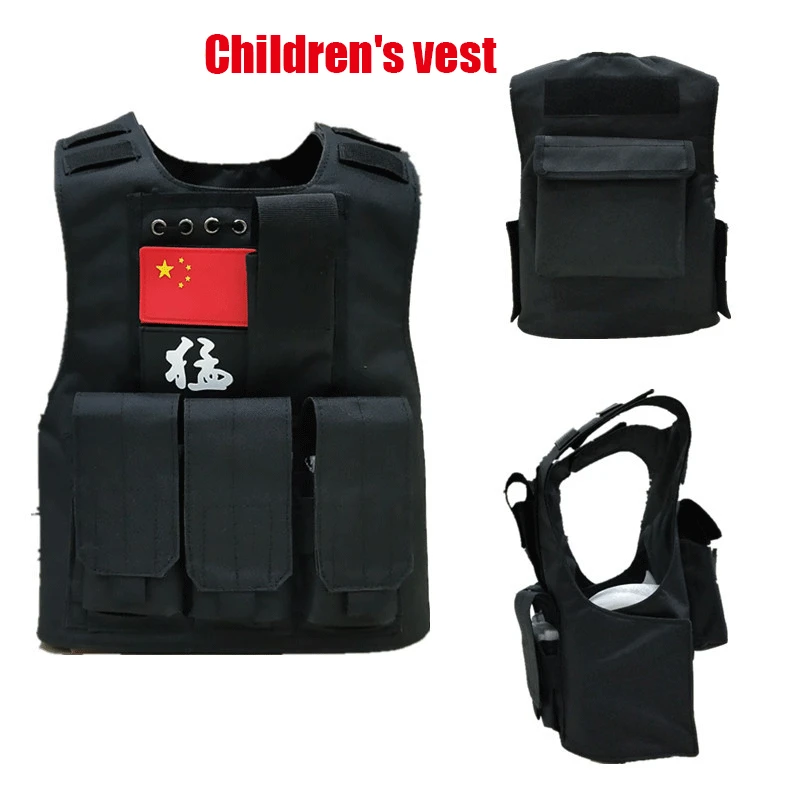 Военный жилет тактический страйкбол боевой жилет Армия Молл десантный Тактический оборудование уличная одежда CS охота жилет 10 цветов - Цвет: Child vest